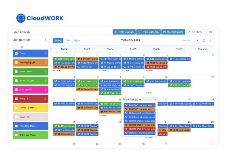 CloudWORK - Giải pháp quản lý thời gian dự án hiệu quả cho doanh nghiệp