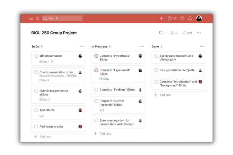 Phần mềm Todoist