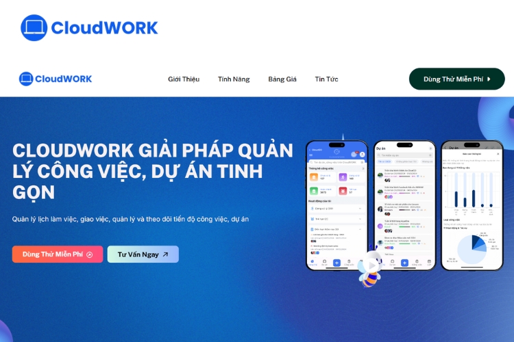 CloudWORK hỗ trợ lập và triển khai kế hoạch dự án