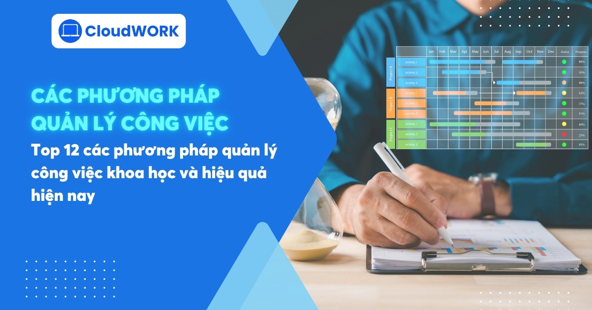 Top 12 các phương pháp quản lý công việc khoa học và hiệu quả hiện nay