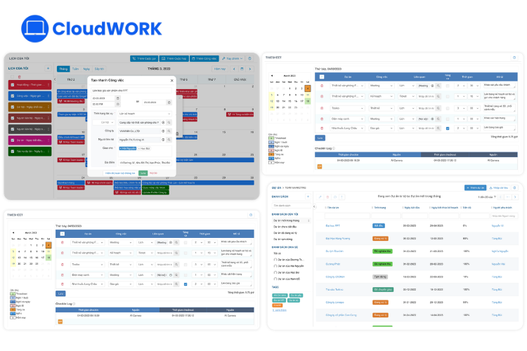CloudWORK - Giải pháp quản lý công việc, lập kế hoạch dự án 