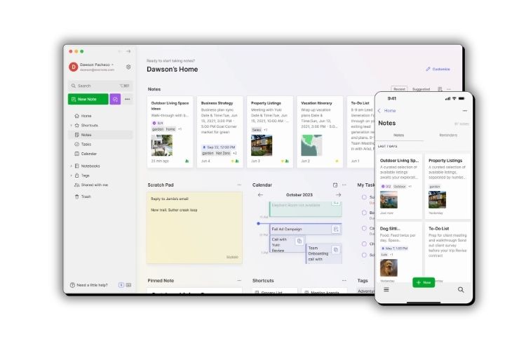Phần mềm Evernote