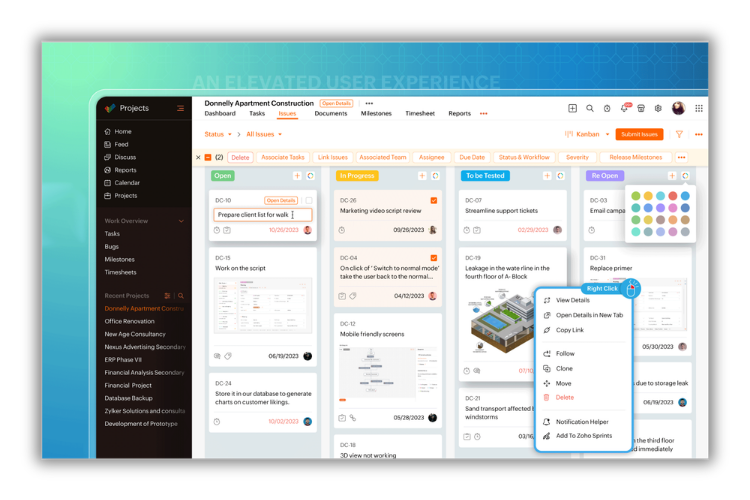 Zoho Projects